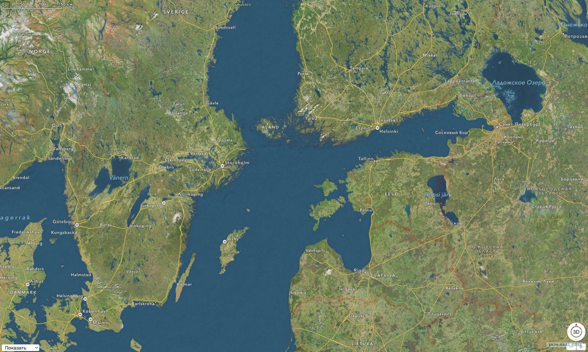 Ботнический пролив Балтийского моря