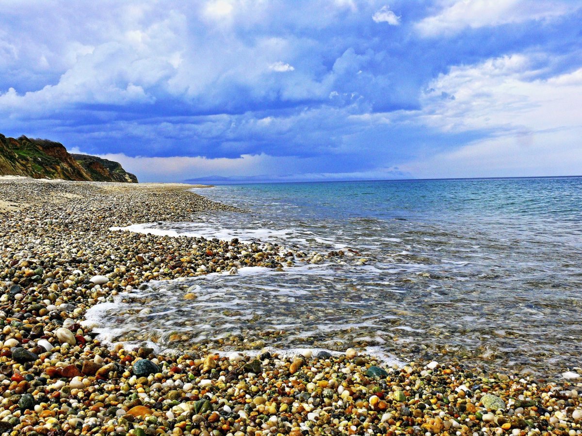 Море галька фото