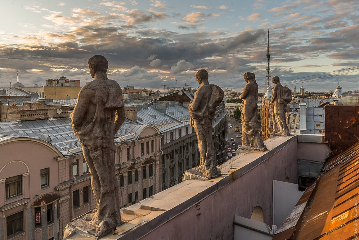 Питерские крыши Петроградка