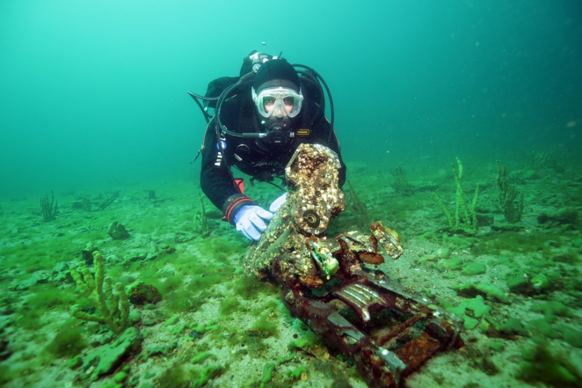 Находки под водой