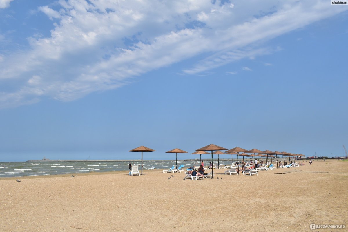 Каспийское море пляж