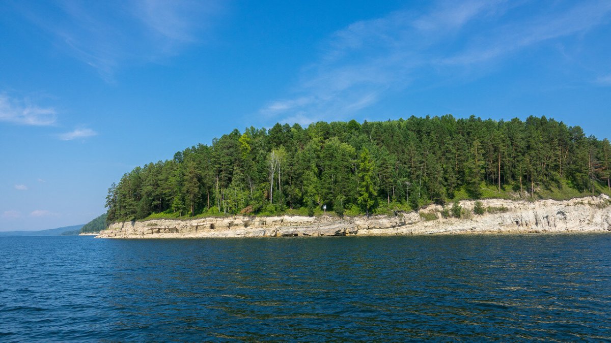 Залив Езагаш на Красноярском море