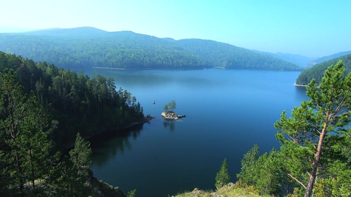 Бирюсинский залив Красноярское море