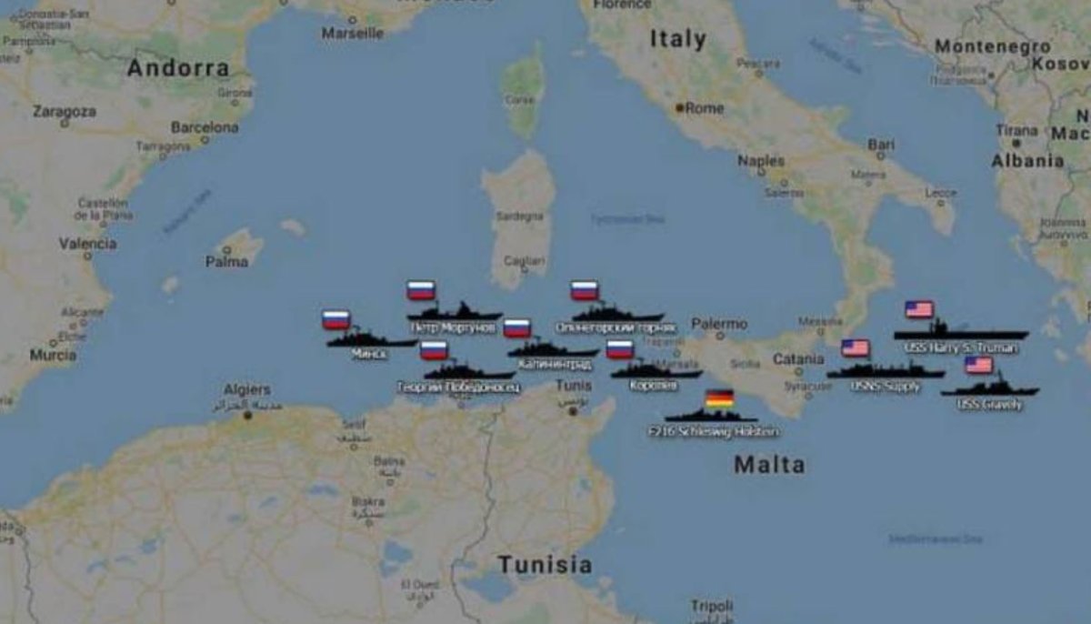 Учения НАТО В Средиземном море 2022