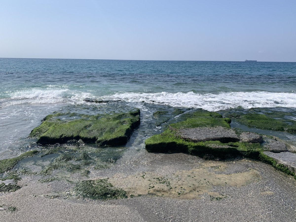 Плиты в море Аланья