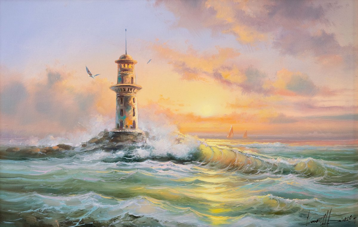 Балахонов Дмитрий художник море