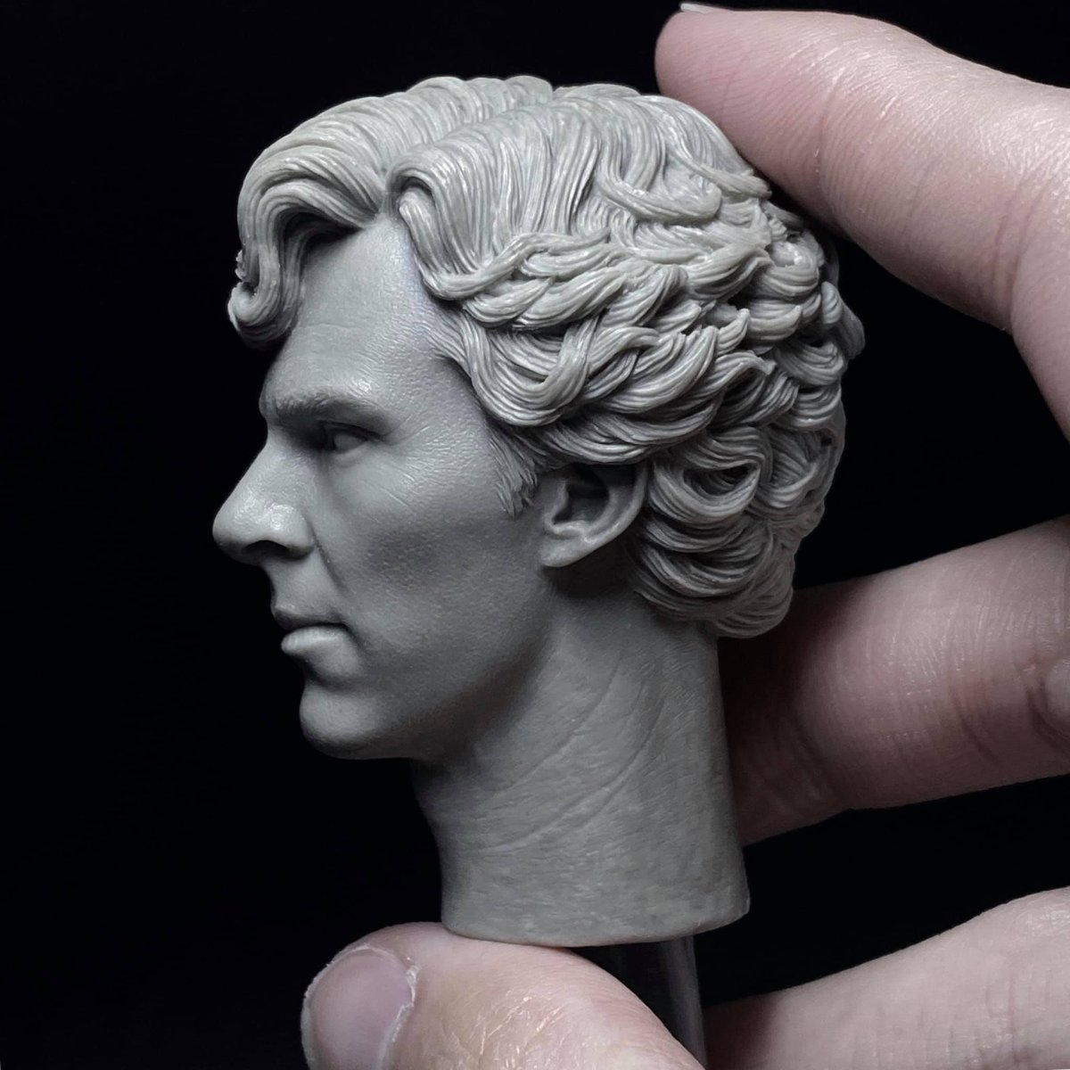 Бюст Давида Микеланджело 3d model