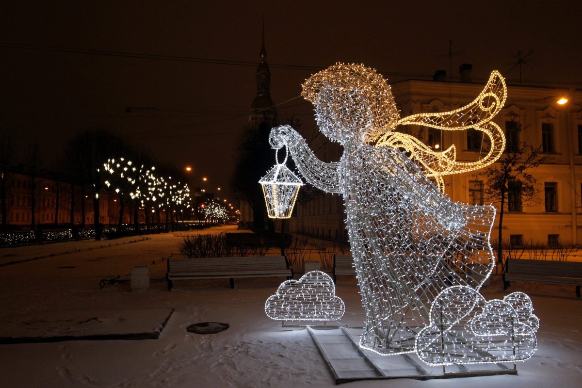 Новогодние украшения СПБ