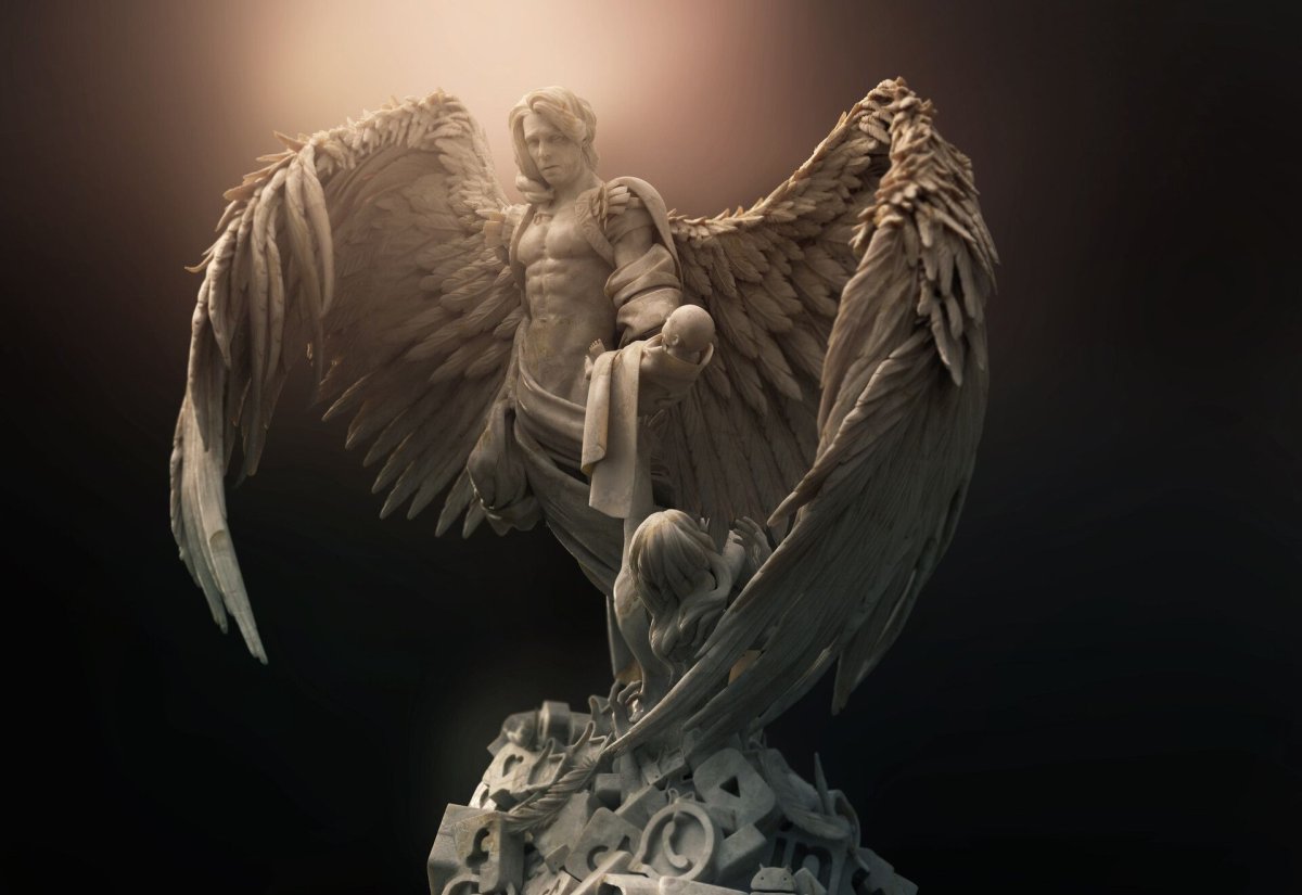 Крылья падшего ангела Zbrush