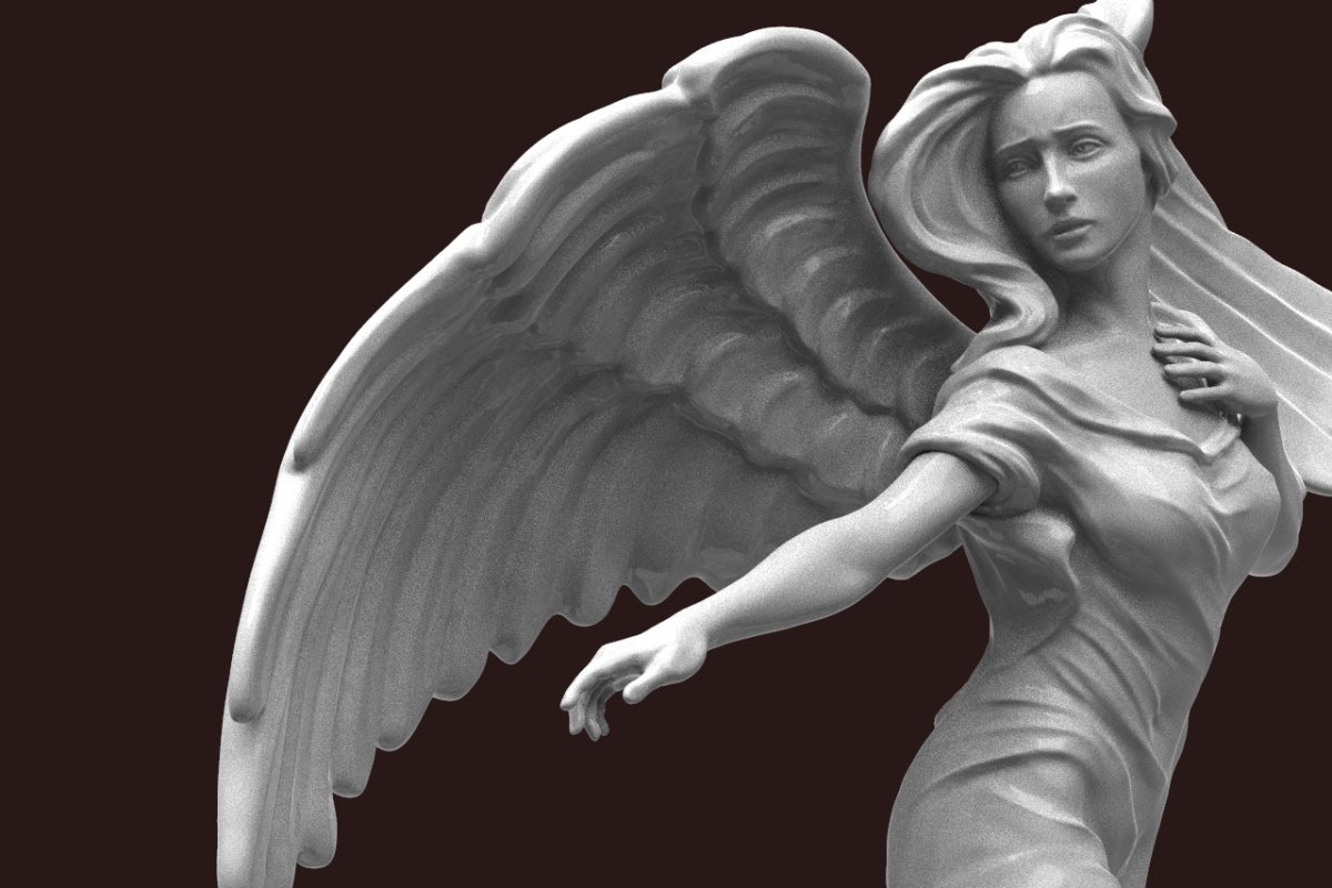 Статуи Zbrush ангела