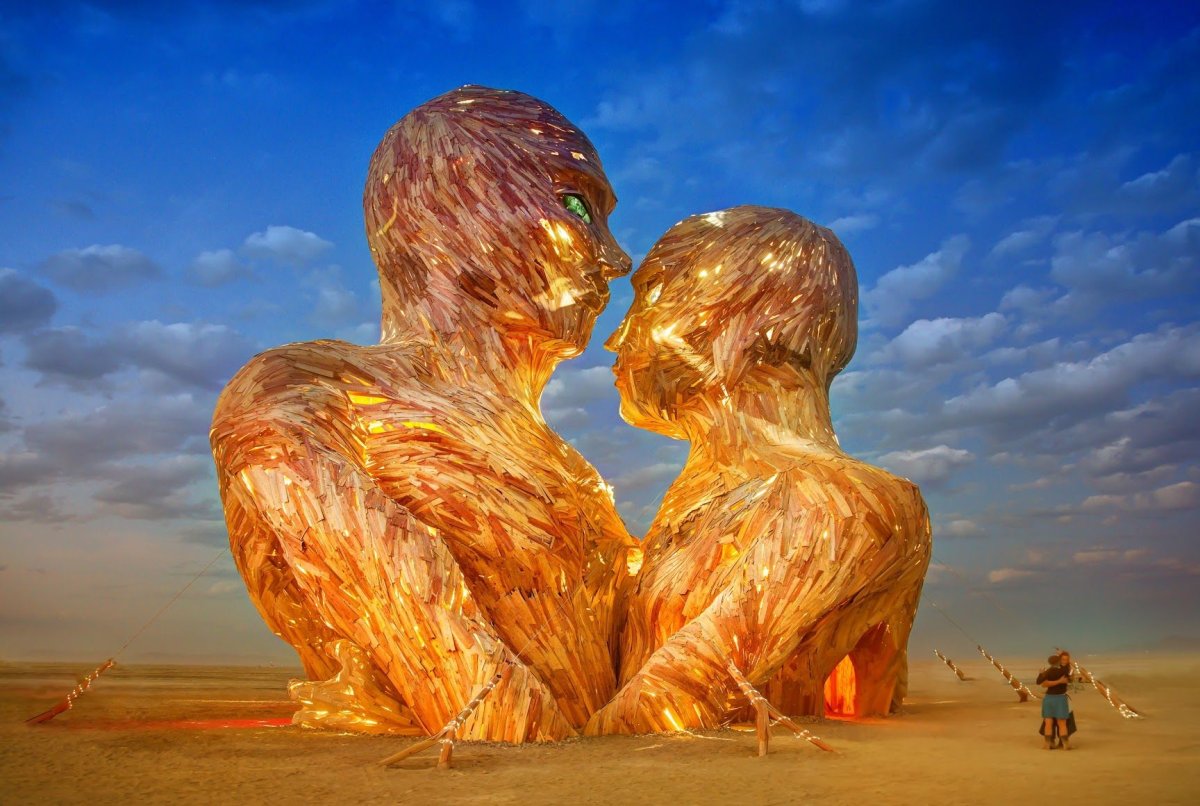 Фестиваль в пустыне Невада Burning man