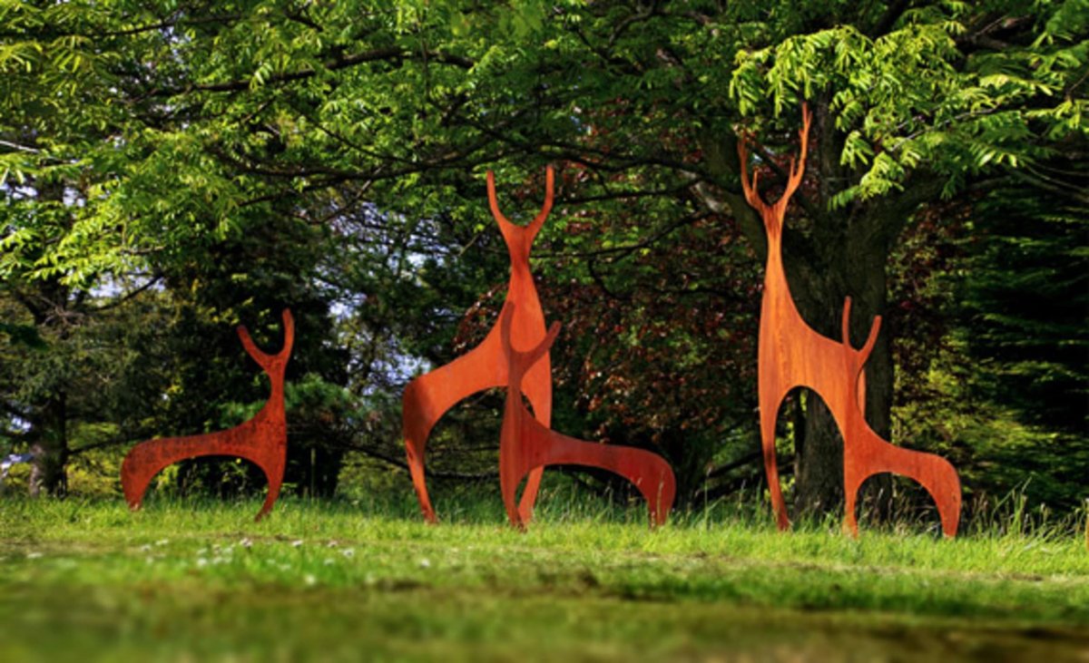 Кортен скульптуры