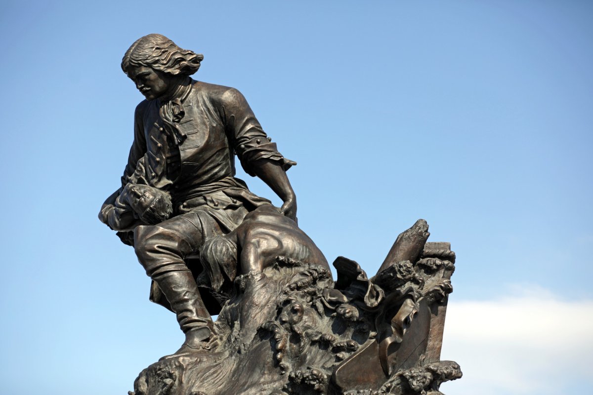 Памятник Петру 1 в СПБ