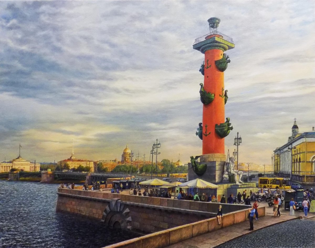 Ростральные колонны Москва