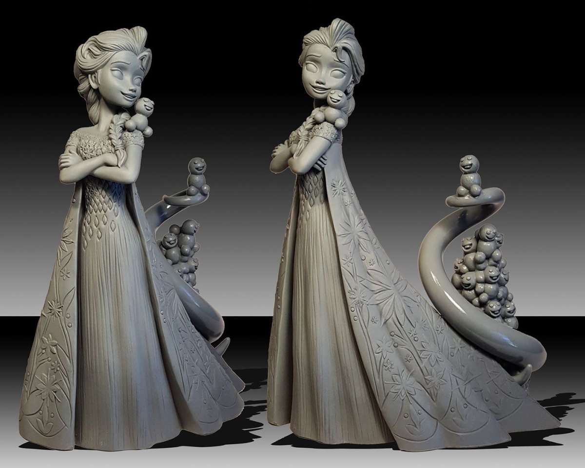 Эльза Холодное сердце 3d модель