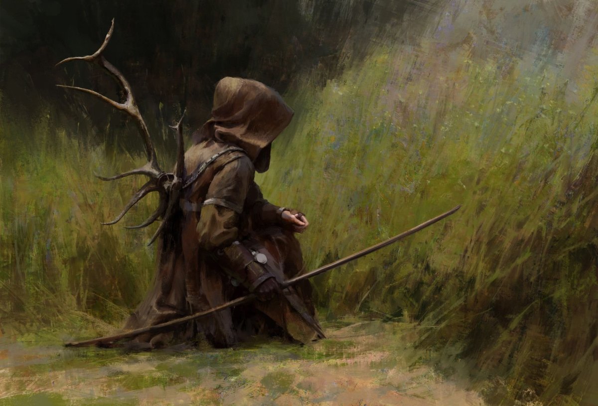 Странник Геншин арт