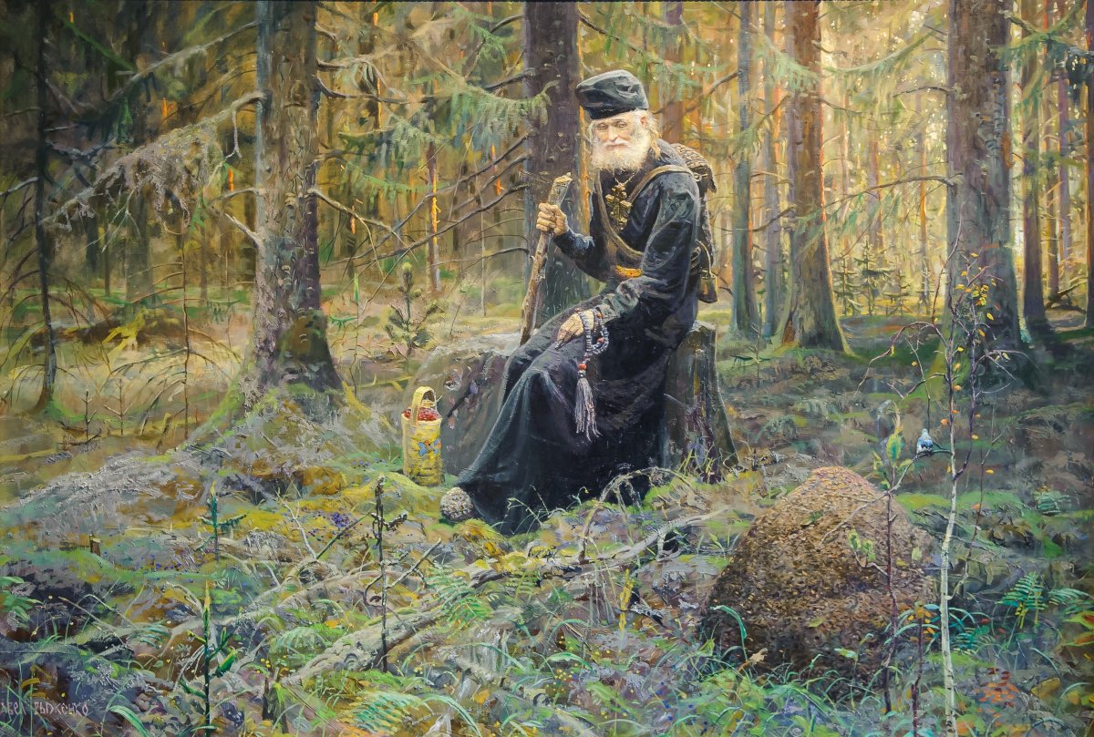 Серафим Саровский - художник Павел Рыженко