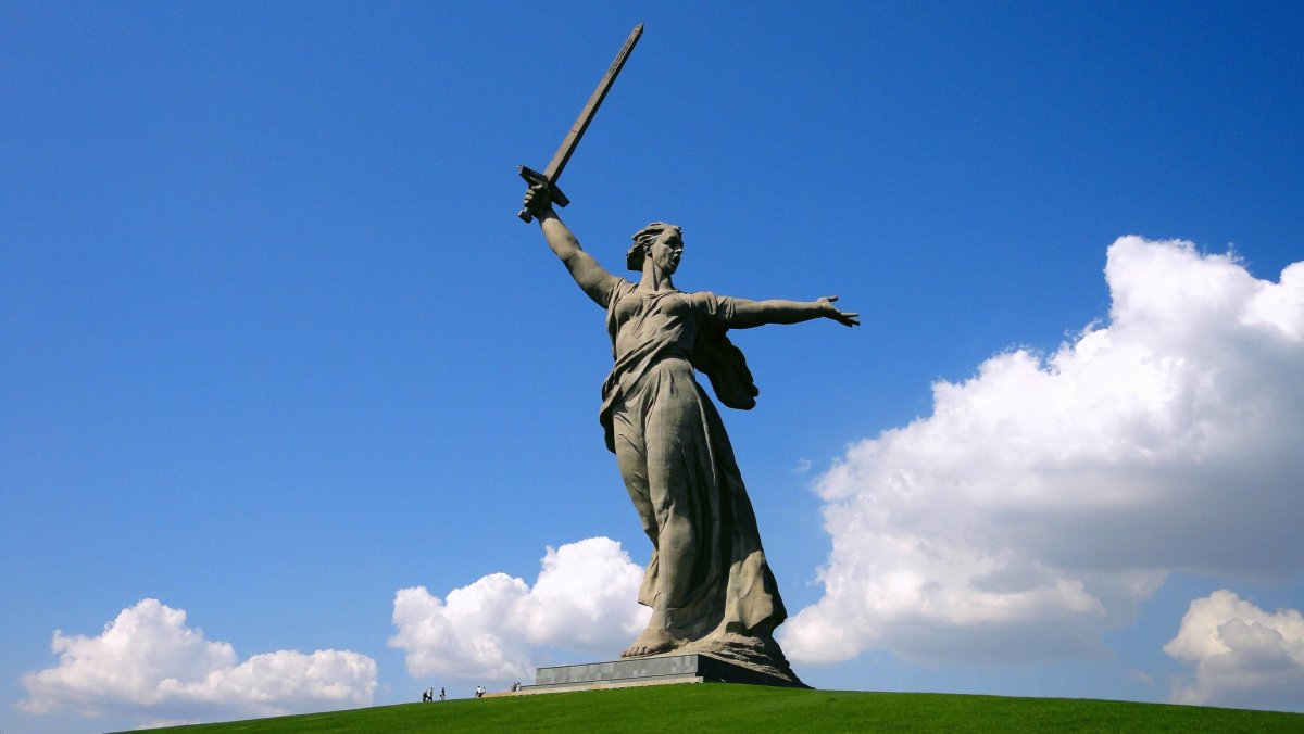 Волгоград Родина мать Мамаев Курган