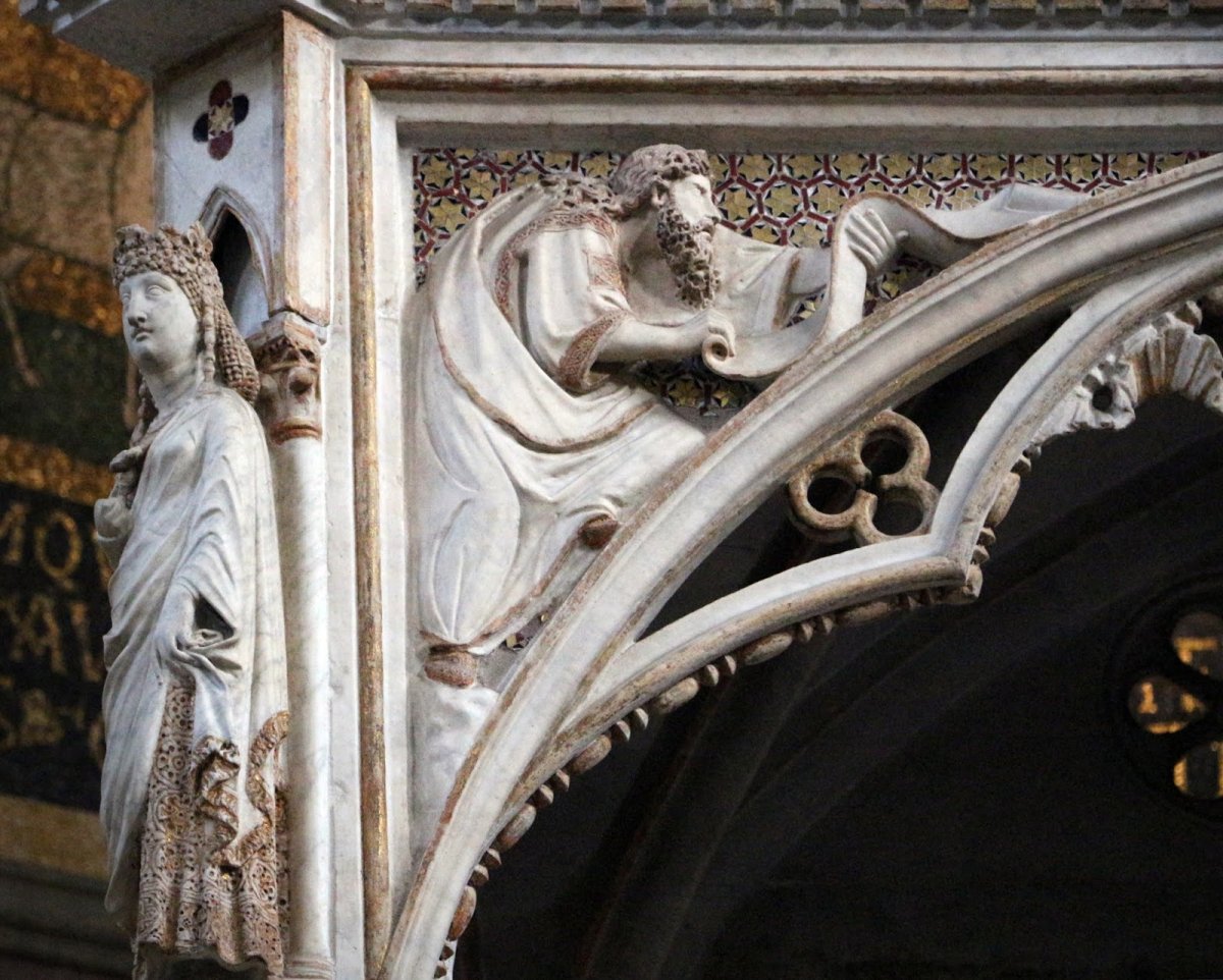 Киворий церкви Санта Чечилия в Риме (1293).
