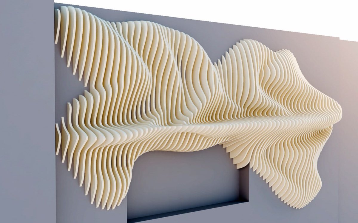 Параметрическая 3d панель Stem
