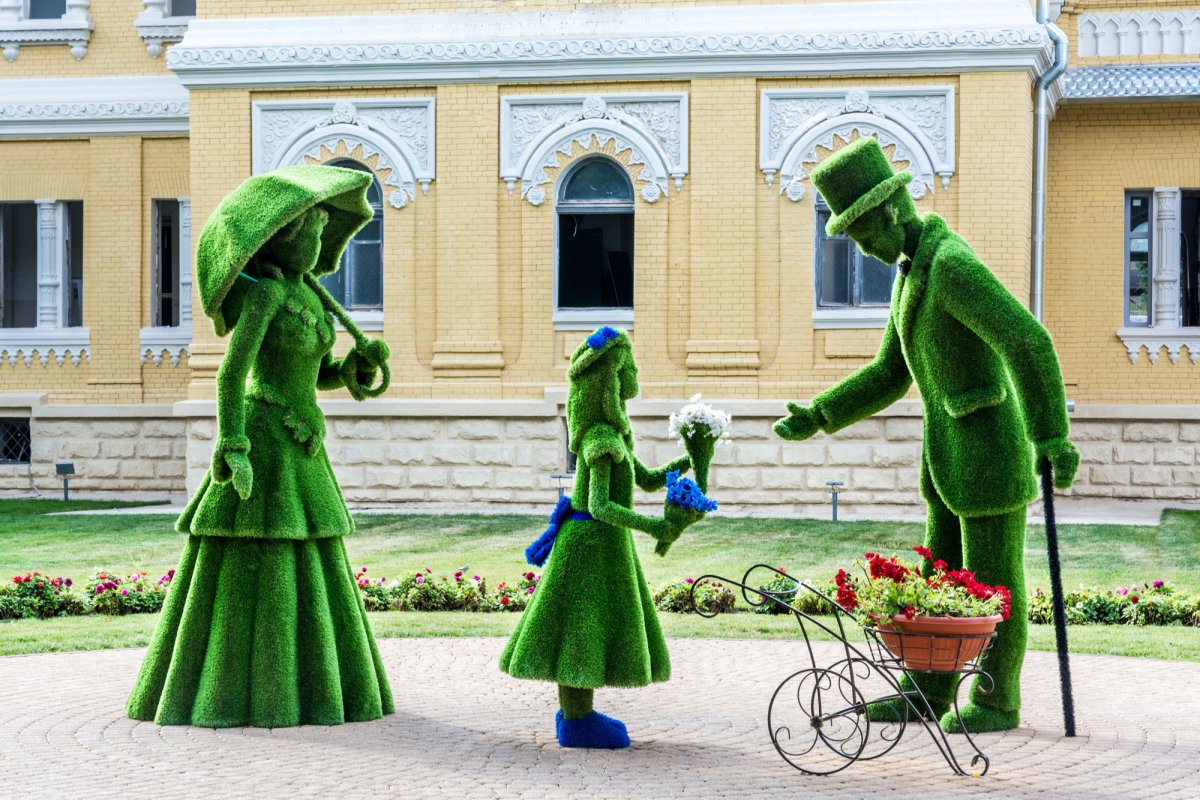 Кисловодск парк топиарные фигуры