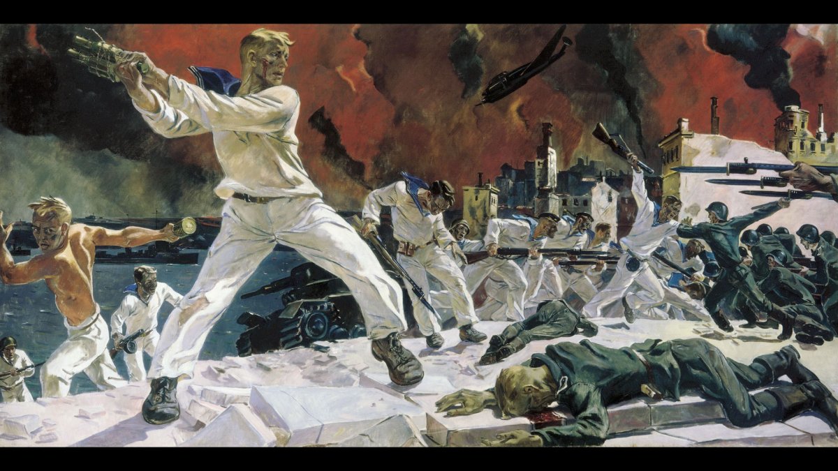 Дейнека оборона Севастополя 1942