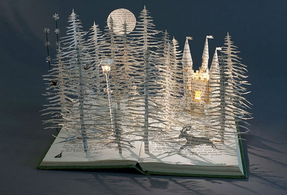 Книжные скульптуры Сью Блэквелл