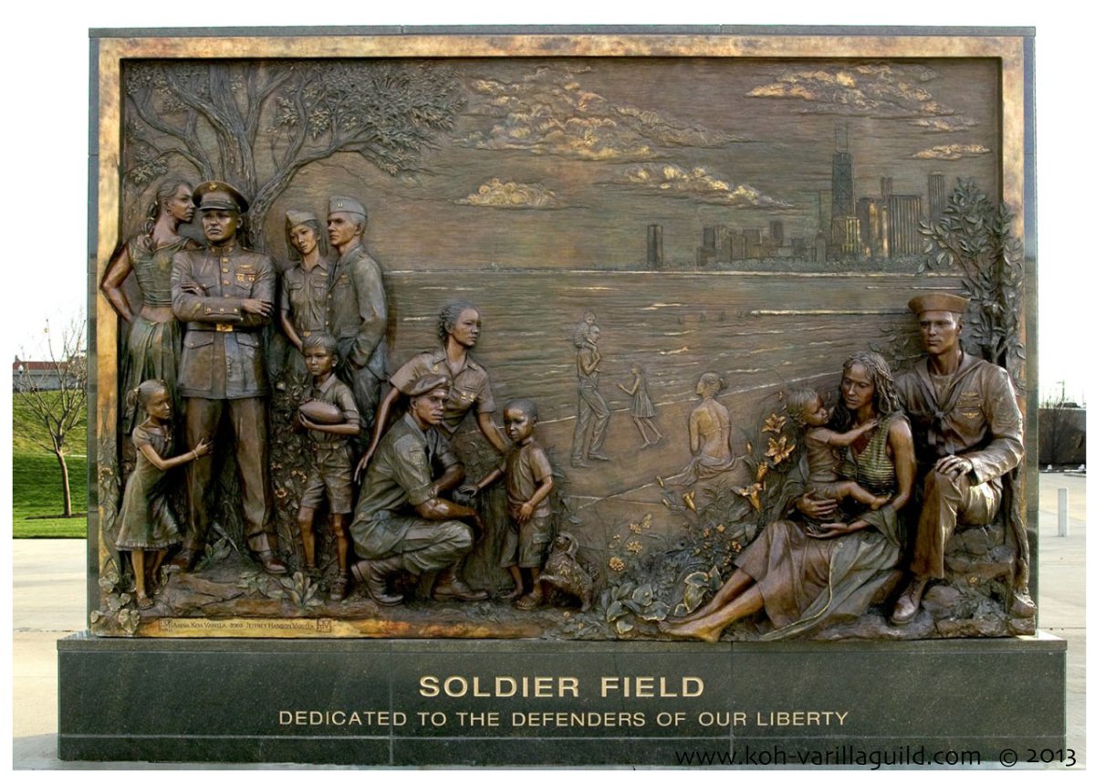 Plaque bas-Relief with a Soldier of the third Reich