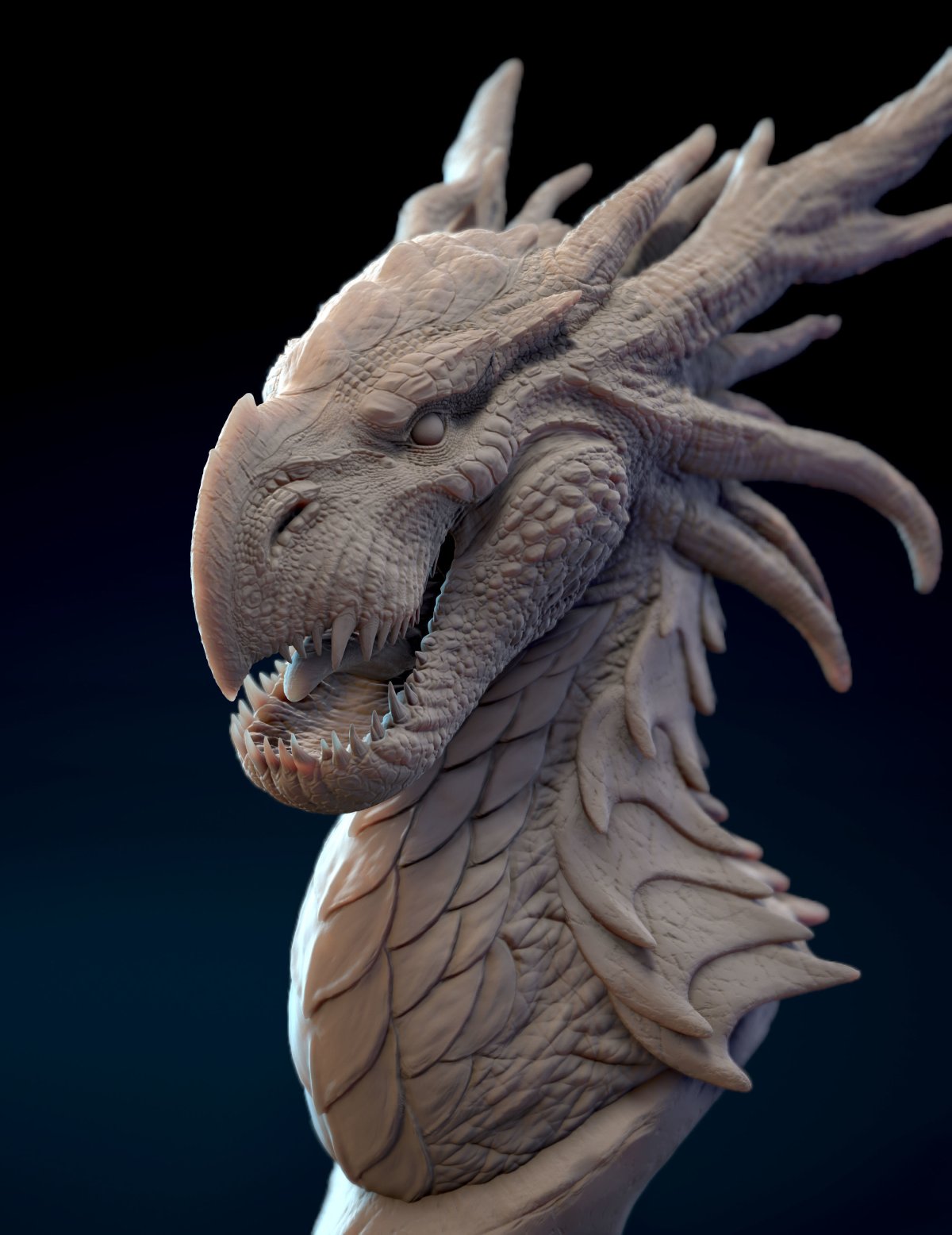 Дракон Zbrush