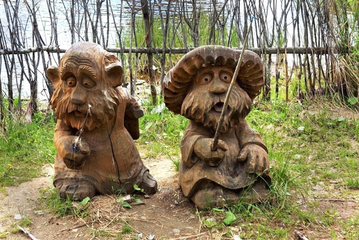 Деревянные фигуры