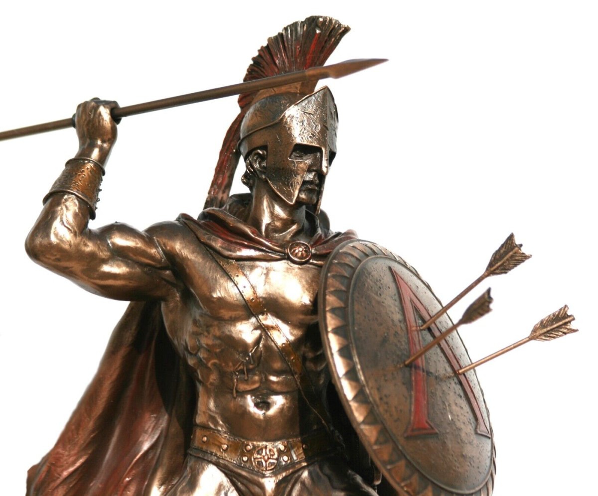 Spartan Warrior Statue Bronze