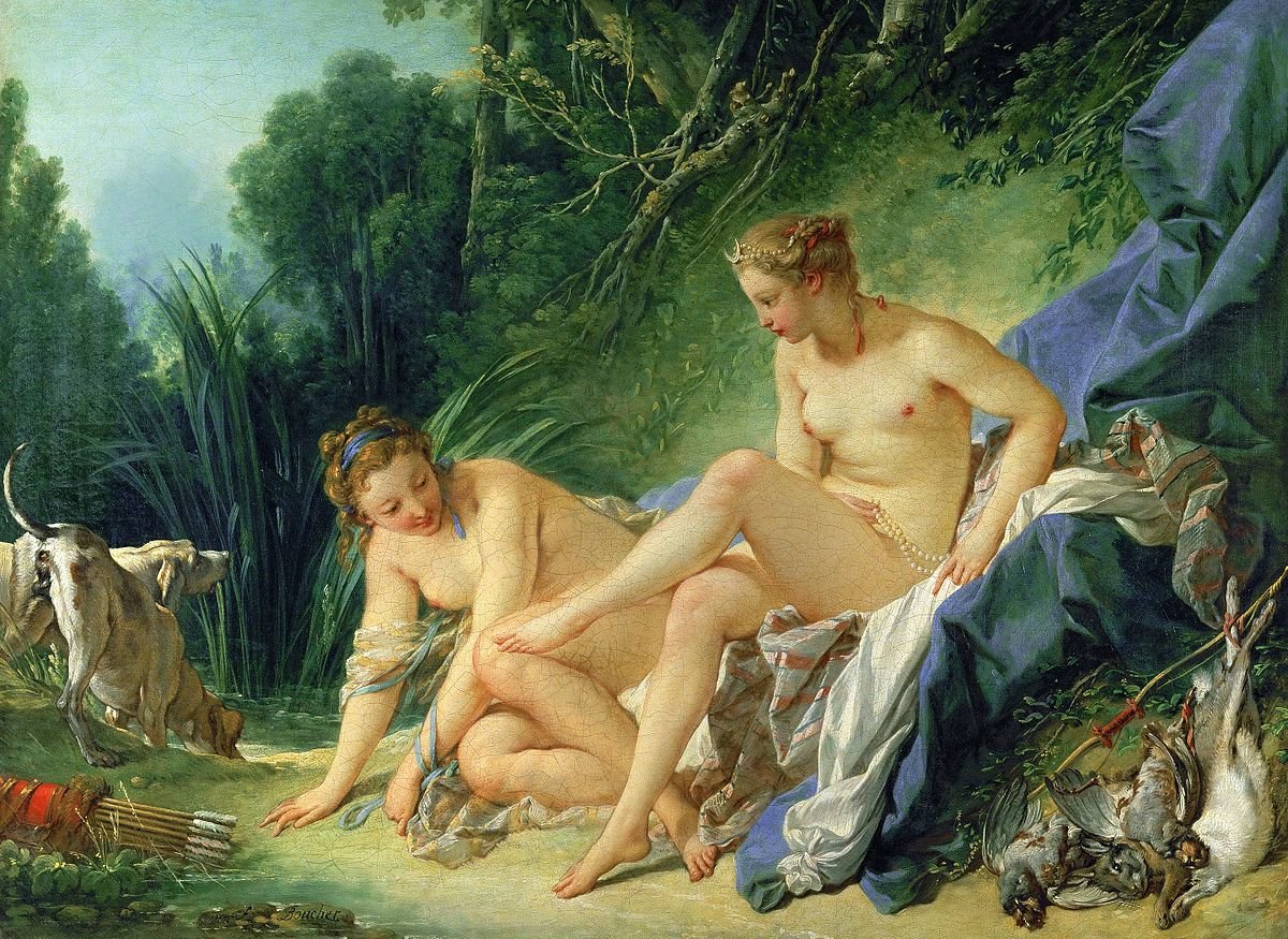 Франсуа Буше купание Дианы 1742