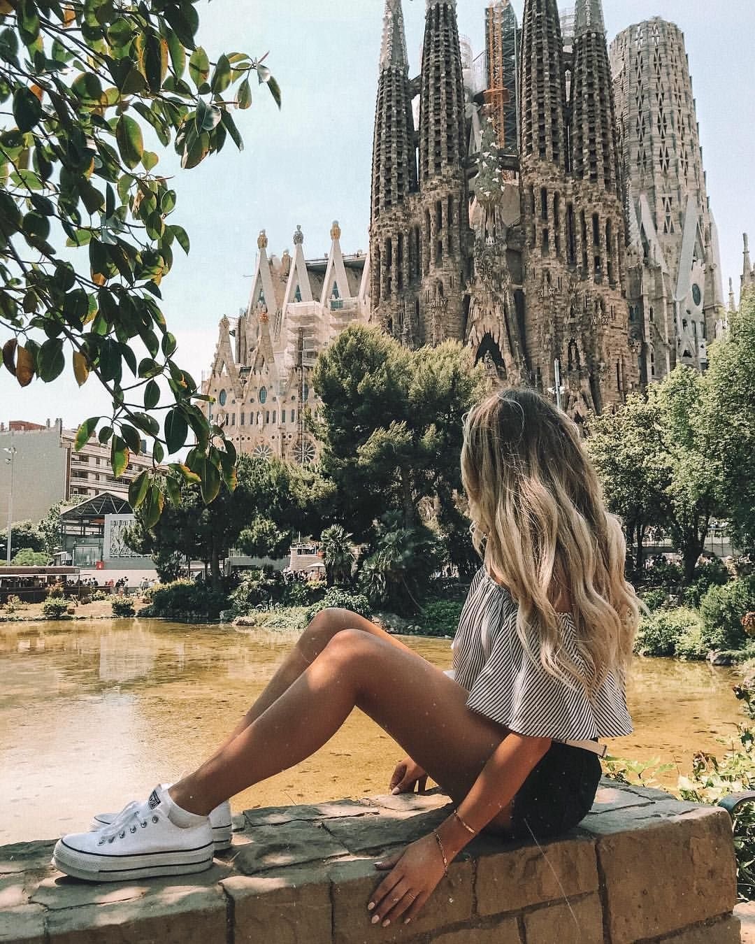 Девушка в Барселоне фотосессия