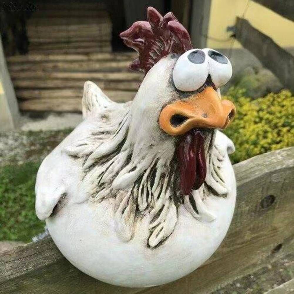 Садовая скульптура курица