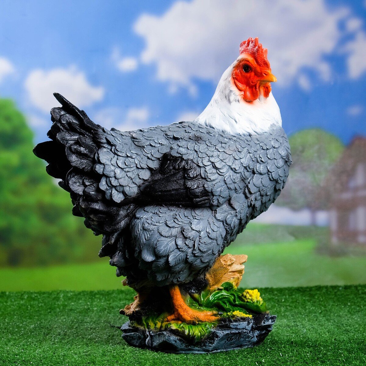 Садовая фигурка курица