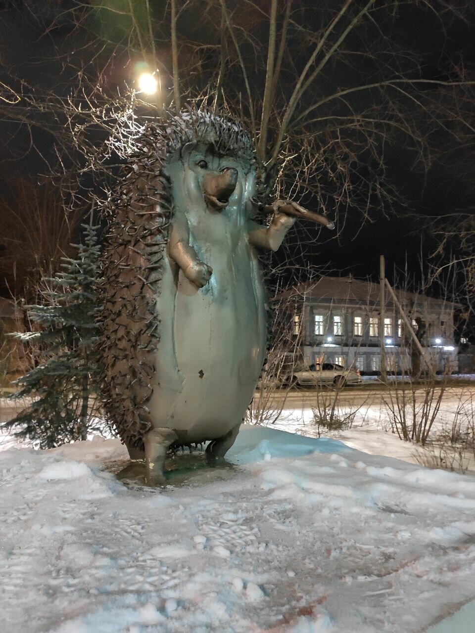 Скульптура Ежик в тумане Иваново