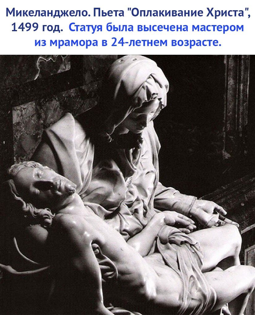 Скульптура Оплакивание Христа Микеланджело
