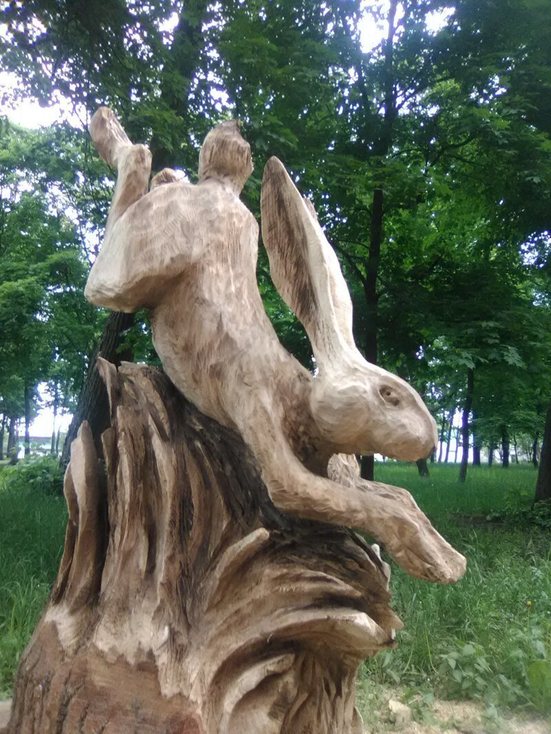 Скульптура дерево