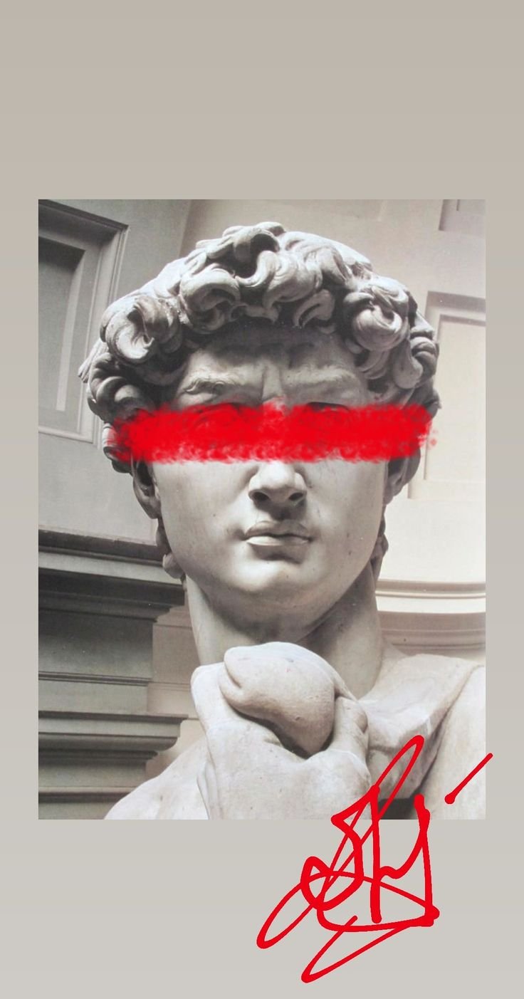 Статуя Давида арт