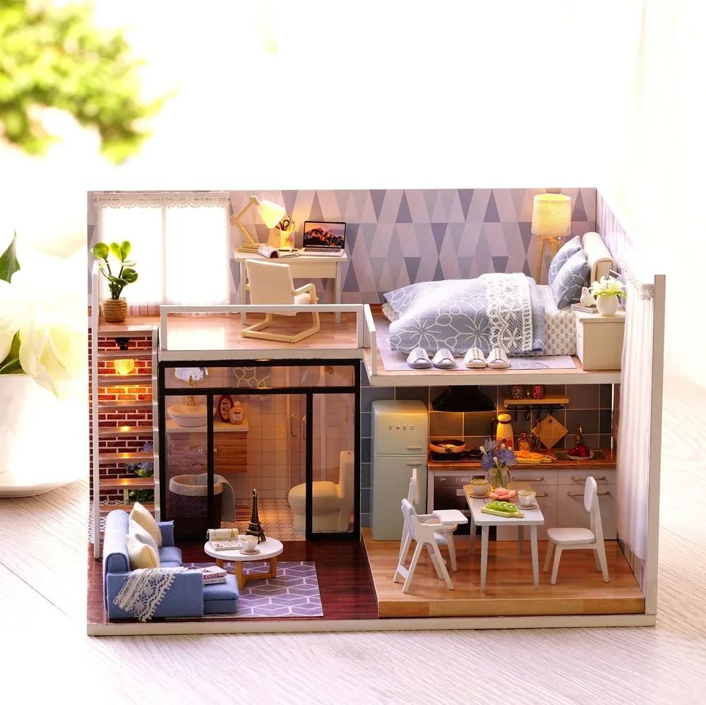 Dollhouse Miniature кукольный домик румбокс