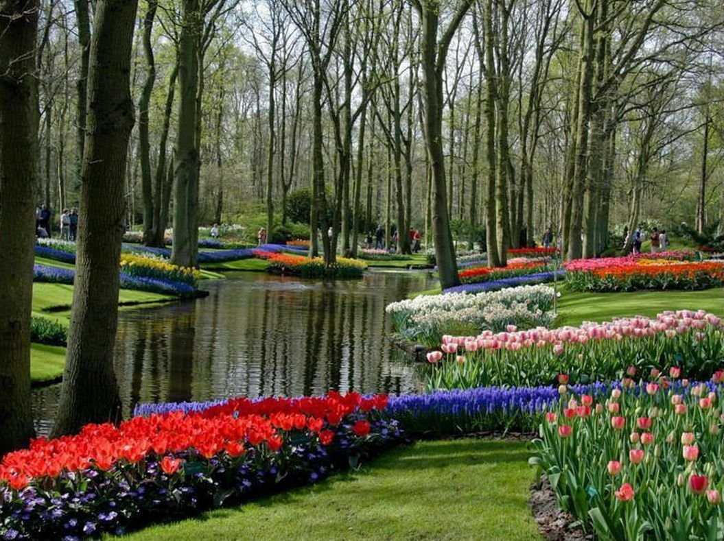 Парк «Кекенхоф» (Keukenhof) летом