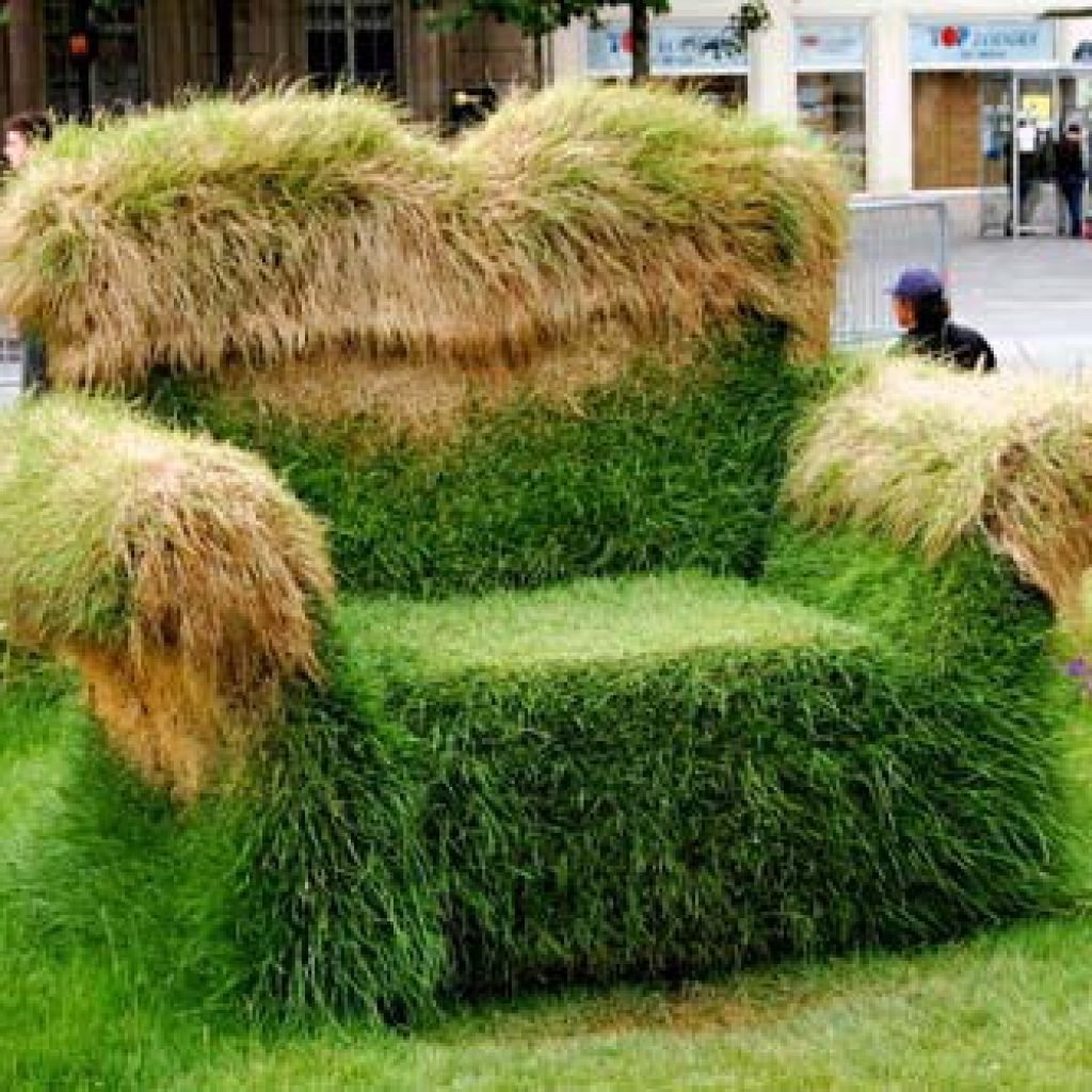 Кресло из травы