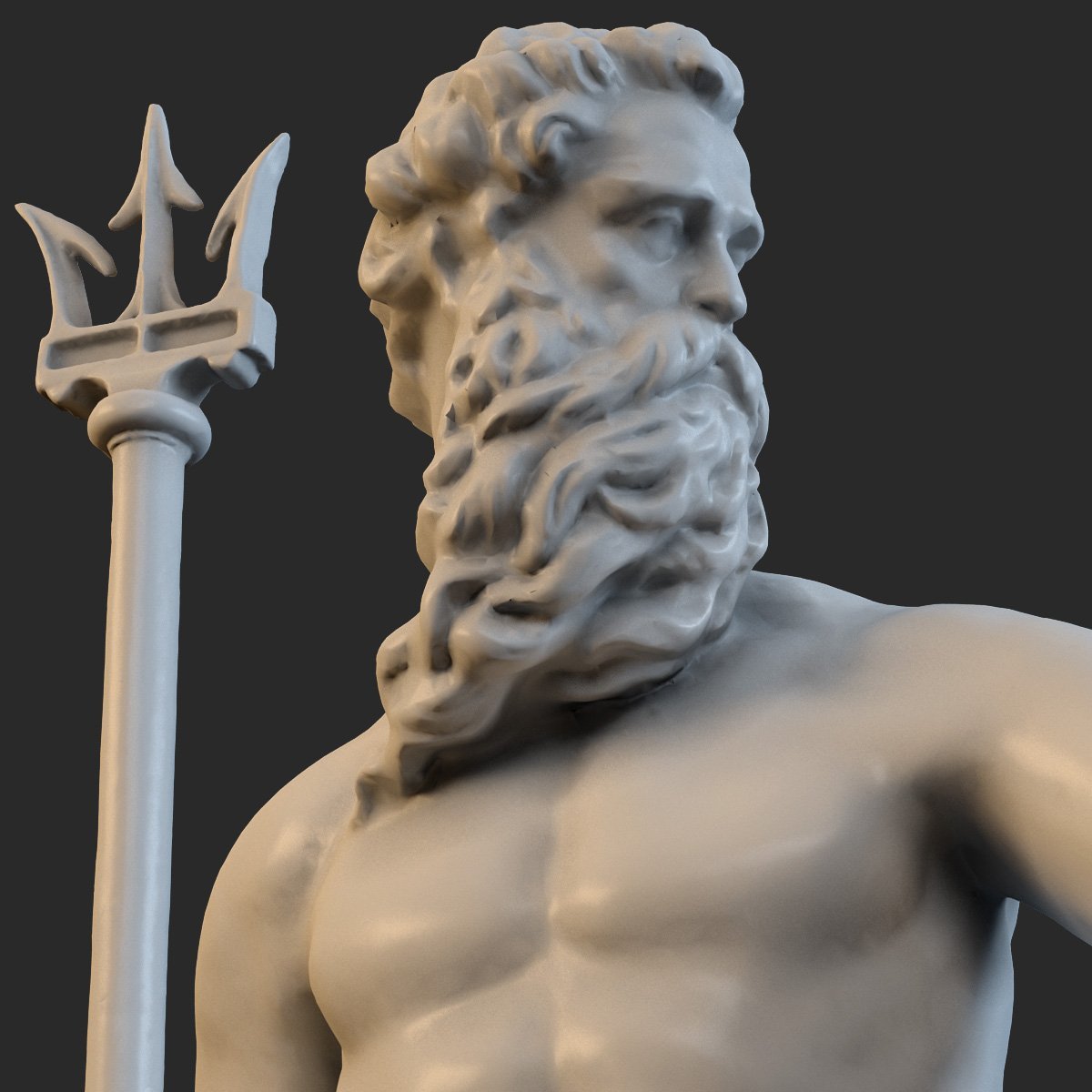 Посейдон 3d model