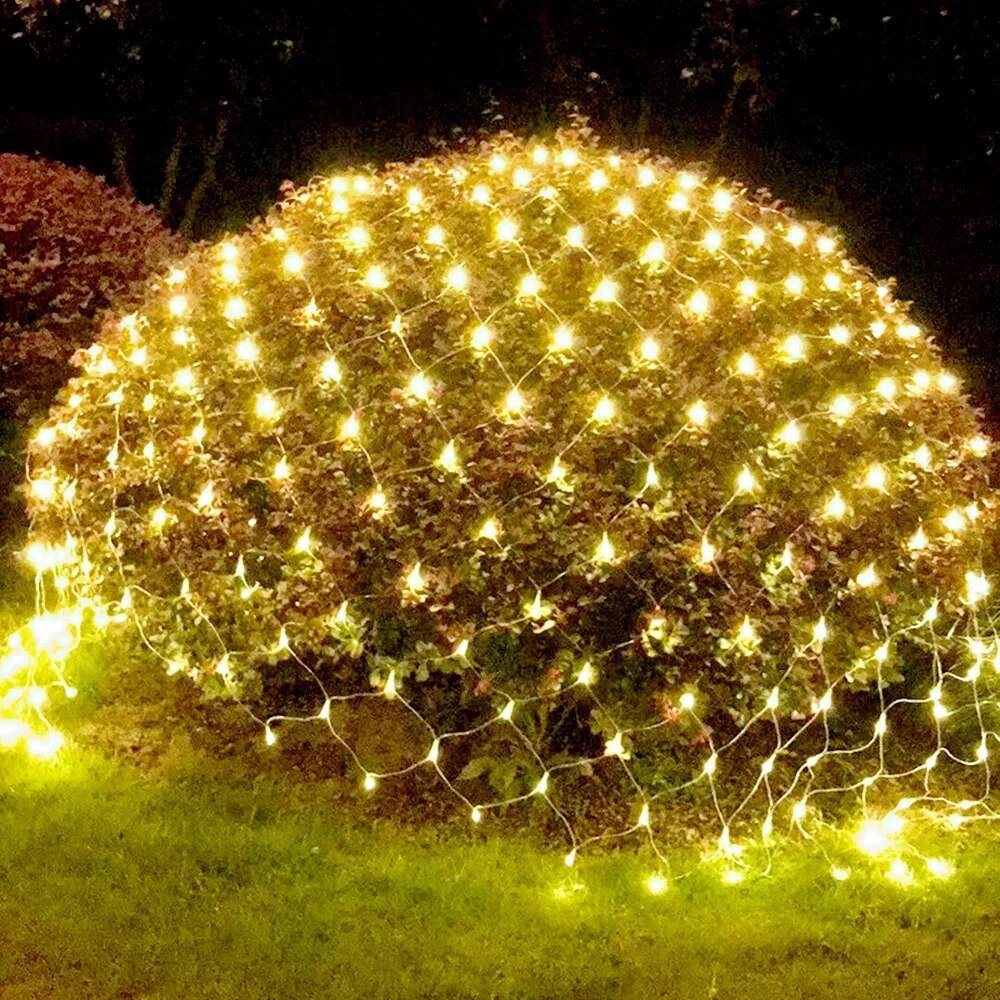 Гирлянда сеть led белый 1.5х2м (cl30)
