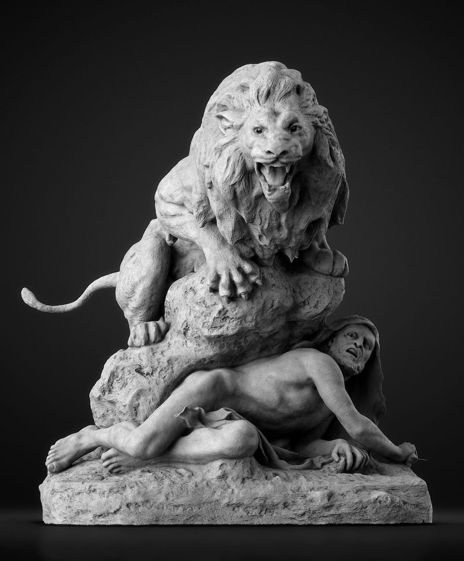Zbrush Лев