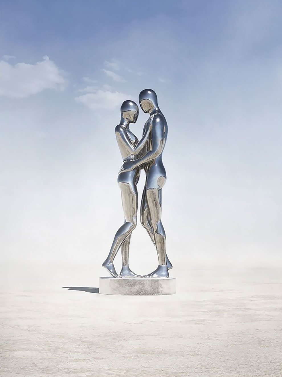 Burning man 2018 статуя