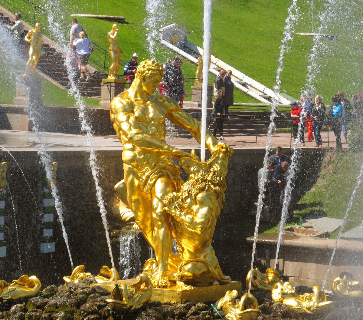 Козловский. Фонтан «Самсон», Петергоф