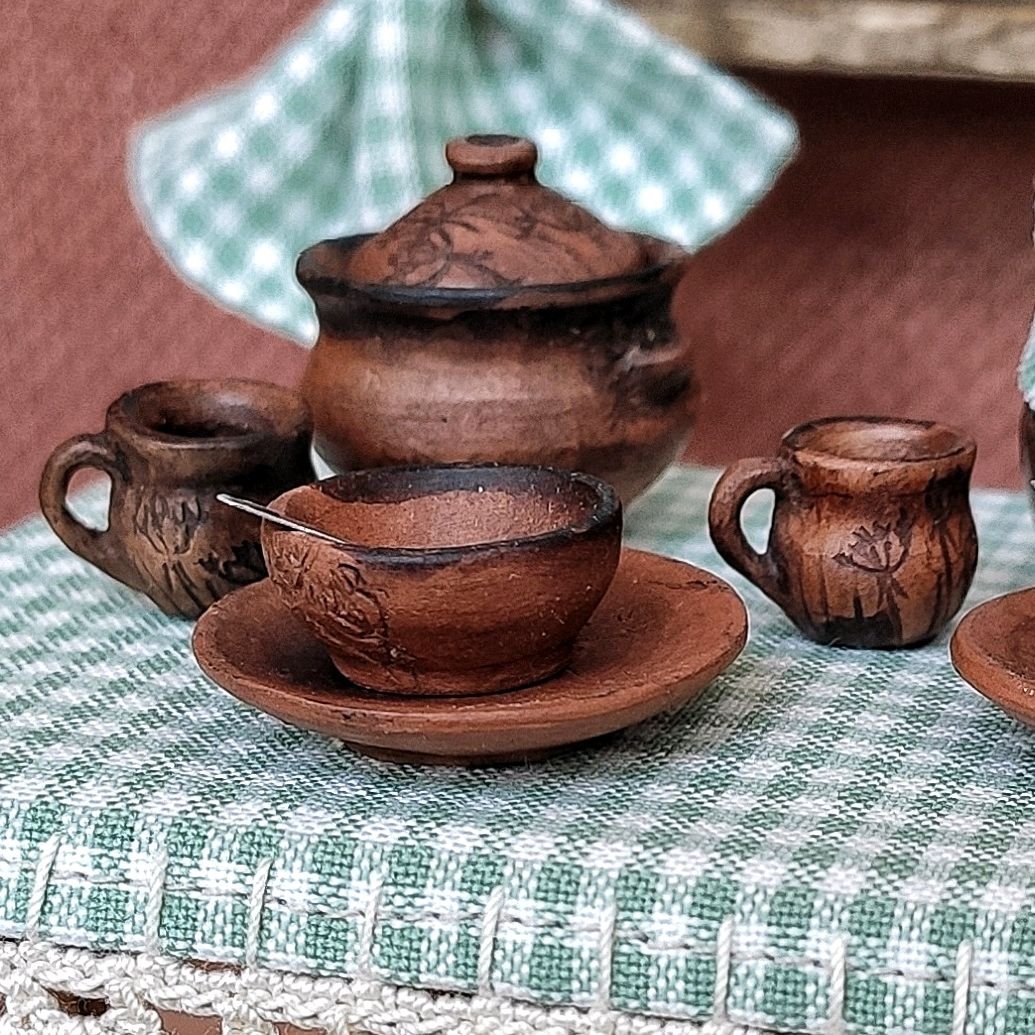Сияние севера глиняная посуда