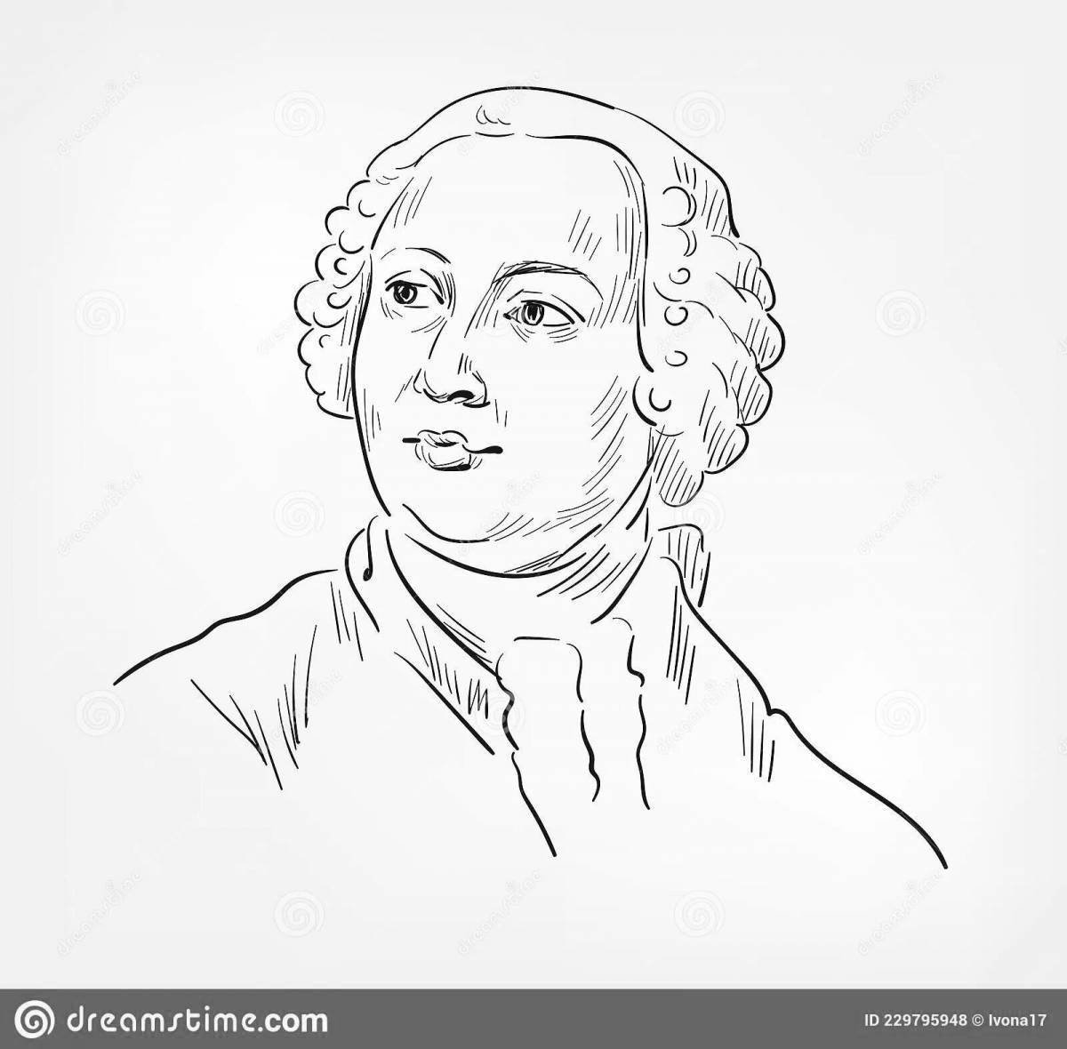 Рисунок Ломоносова 1 класс