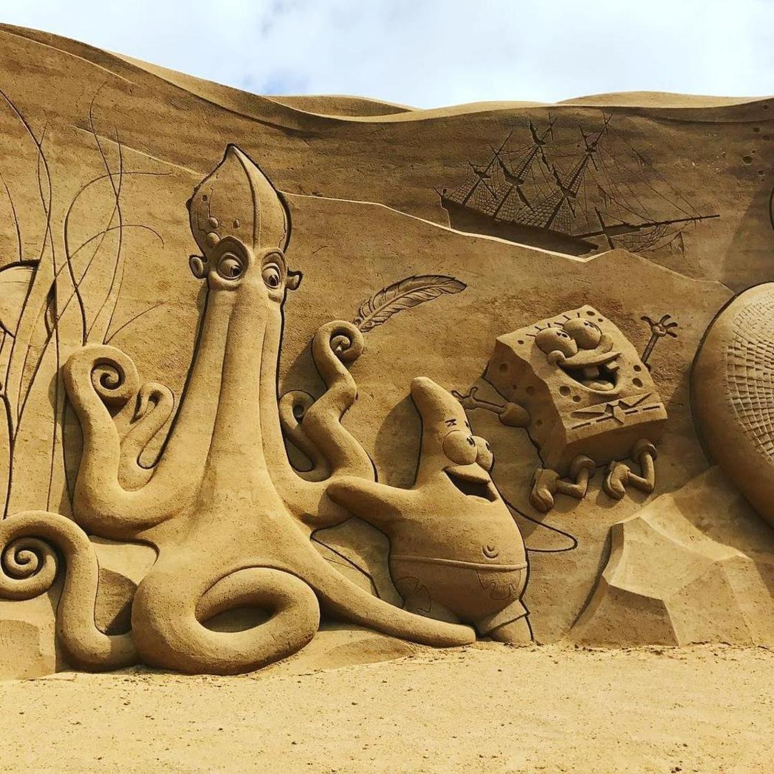 Фестиваль фигур из песка — Sand Sculpture Festival